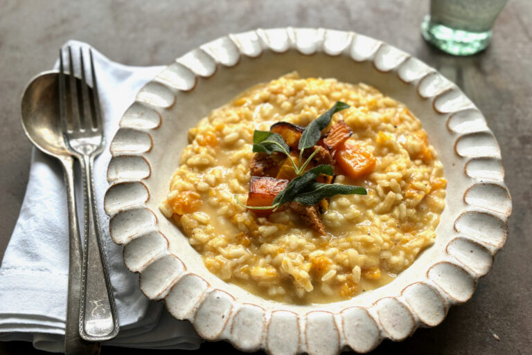 Roast Squash and Crispy Sage Risotto img 9595